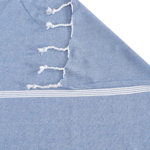 Image of Handmade Double Bedsheet 210 TC | Without Pillow Cover | Handloom Cotton Bedsheets for Double Bed | Double Bedsheet for Summer (Size 90X100 Inches, 7.5 x 8.3 Feet (Rock Blue, King Size)