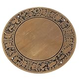 Artisanat raffiné: chaque boîte en bois est méticuleusement sculptée et polie à la main, garantissant la délicatesse et le unique du produit, plaque arrière du panneau d'étagère, plaque avant de la vitrine