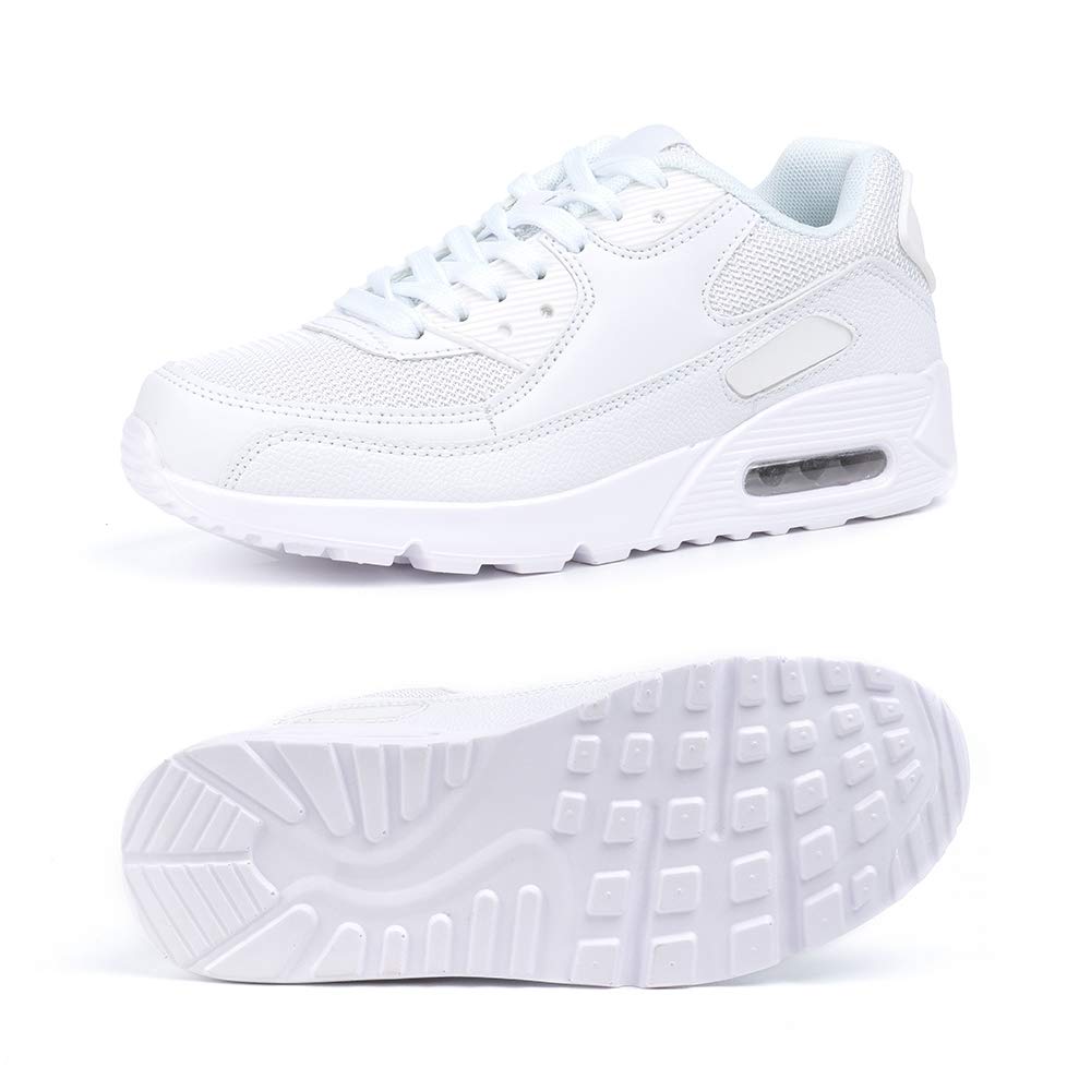 Hitmars Scarpe Running Uomo Donna Donna Ginnastica Sneaker Leggere Traspirante Outdoor Sportive Calzature da Corsa Pallavolo Tennis Nero Verde Bianco Rosa Giallo EU36-EU47