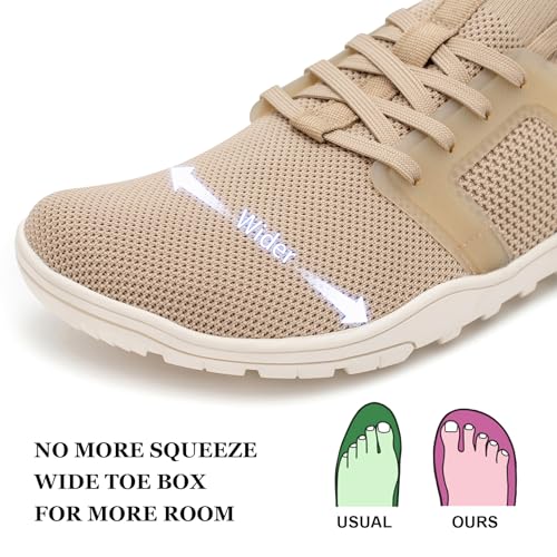 Image of Pulltop Barefoot Trail Running Shoes for Men - Wide Toe Box | Zero Drop Sole | Minimalist Cross-Training Shoes