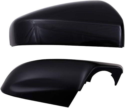 Miniatura 6 de Brock Espejo lateral eléctrico de repuesto para pasajeros con cubiertas negras listas para pintar y texturizadas, compatible con Impreza 2017-2020