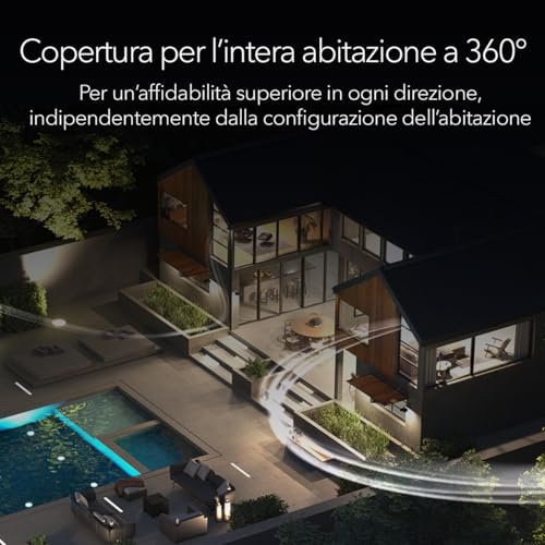 Mesh WiFi Orbi WiFi 7 (RBE972SB) Black Edition - Router + 1 satellite, funzioni di sicurezza, fino a 27 Gbps, copertura di 440 m2, 200 dispositivi, porta Internet da 10 Gig - Powerline - Immagine 6
