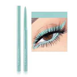 ONarisae eyeliner pencil retractable eyeliner creamy pigmented smudge proof eye liner pen Mint Green