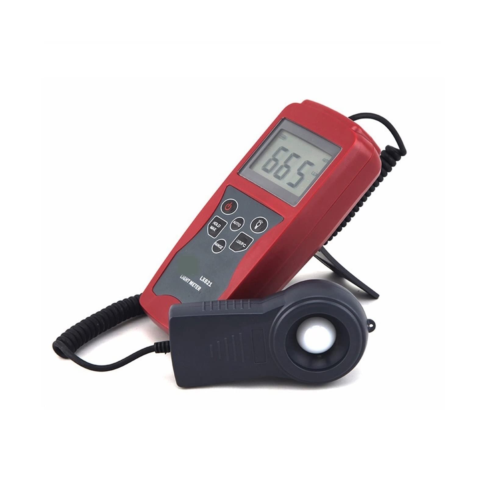 Luxómetro Portátil, Lx821 Medidor De Iluminancia Medidor De Luz De Alta Precisión Portátil Mini Pandheld Fotómetro Digital,Precisión Reacciones Rápidas(2)