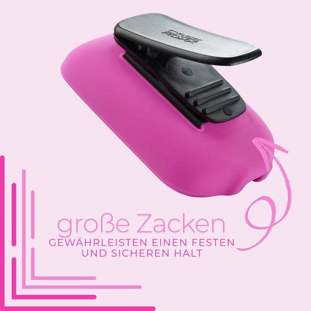 caseroxx Custodia in silicone compatibile con Freestyle Libre 3 da silicone, borsa con e senza clip da cintura in fucsia
