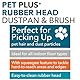 Beldray Pet Plus+ Besen und Kehrschaufel-Set, Kehrgarnitur, Set aus Handfeger & Kehrblech, Schaufel und Besen-Set - Erfassen mühelos Staub, Tierhaare & Schmutz, für Haus, Büro & Flurreinigung