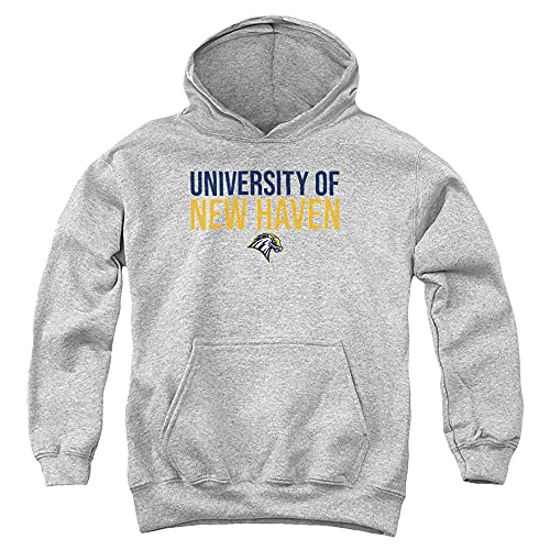 LOGOVISION University of New Haven Official Stacked Youth Kids Boy/Girls Pull-Over Hoodie Sweatshirt