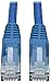 N201-001-BL50BP Tripp Lite 50 Pack 1ft Cat6 Gig Snagless Molded Patch Cable Rj45 Blue 1inch