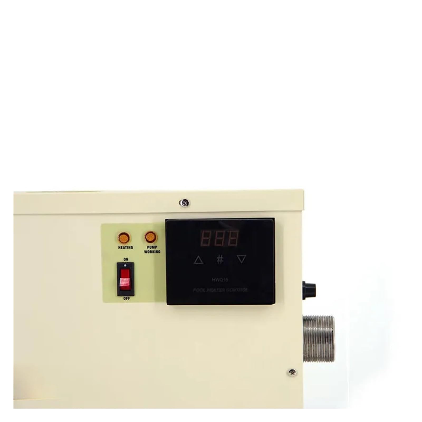 Calentador de Agua de 15kW, termostato de Tubo de Piscina for Piscina, Calentamiento rápido, protección de Seguridad contra Altas temperaturas Sus Funciones Completas(Dual-Phase 240v)