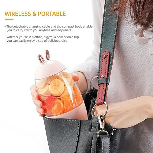 U&S Mini frullatore portatile, 330 ml, grazioso