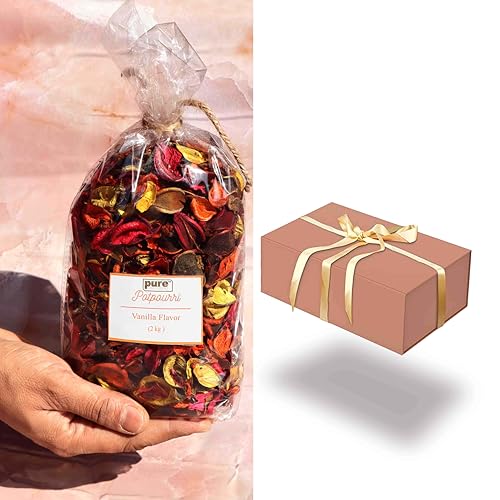 Image of Decorative Vanilla Scented Dried Flowers Home Fragrance Sachet of Petal Potpourri Bags (Mix, 2kg)