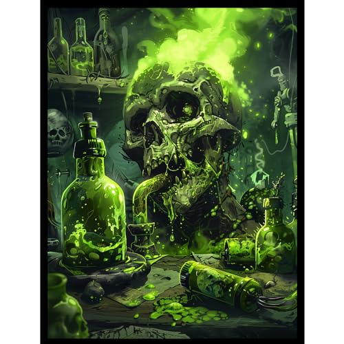 (Green Toxic Poison) - 100ct Matte TCG/MTG Card Art Sleeves by Ai Armor