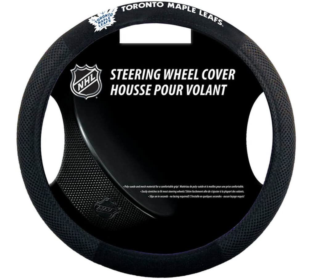 Fremont Die NHL Toronto Maple Leafs Mesh Steering Wheel Cover, One Size, Multicolor