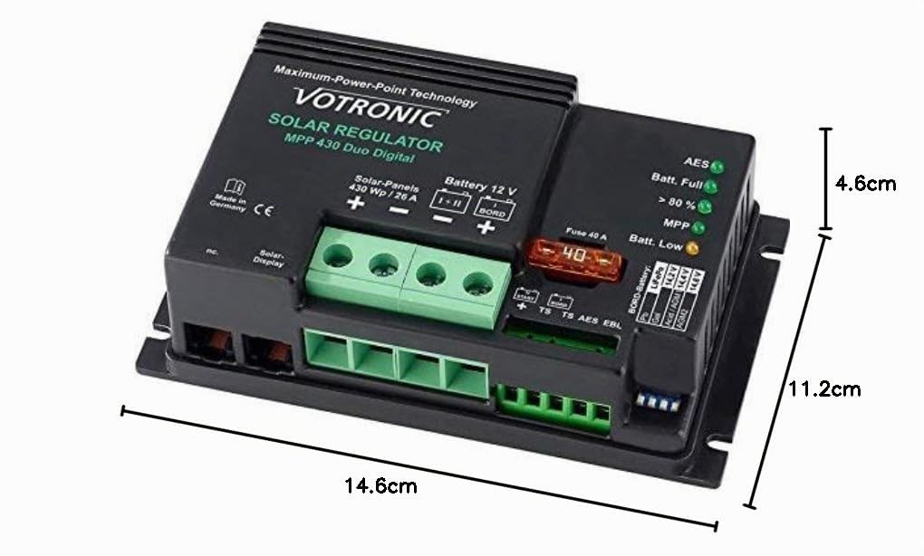 Votronic MPP 430 Duo Digital Solarladeregler f. 2 Akkus
