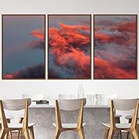 3 Piece Framed Canvas Wall Art Abstract Industrial Modern Art Multicolor Patterns Canvas Prints Home Artwork Decoration for Living Room,Bedroom - 16