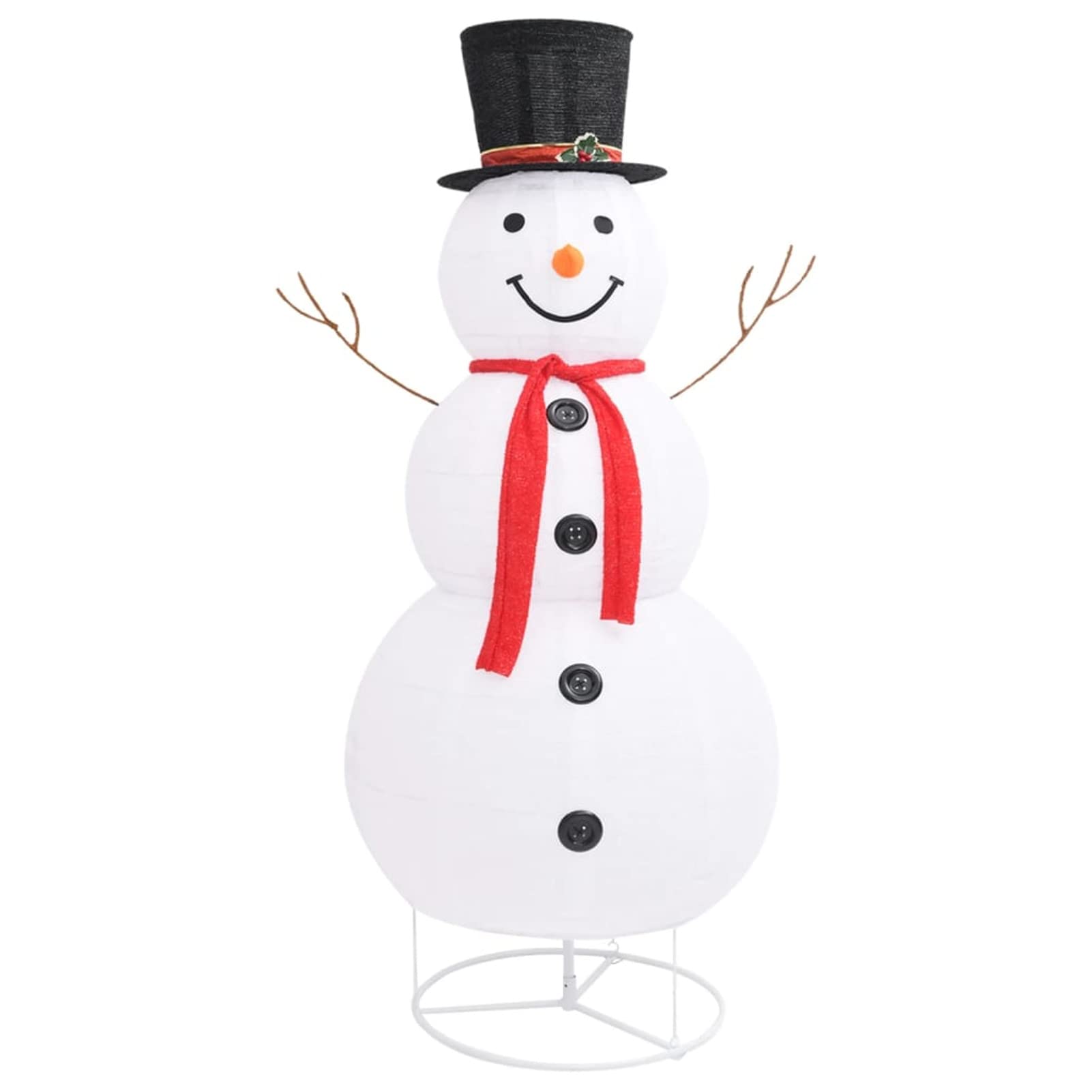 muñeco de Nieve navideño Decorativo LED Tela Lujosa, Figuras De Navidad Exterior, Decoración Exterior Navidad, Adornos Navideños, Figura Luz Navidad, 180 cm