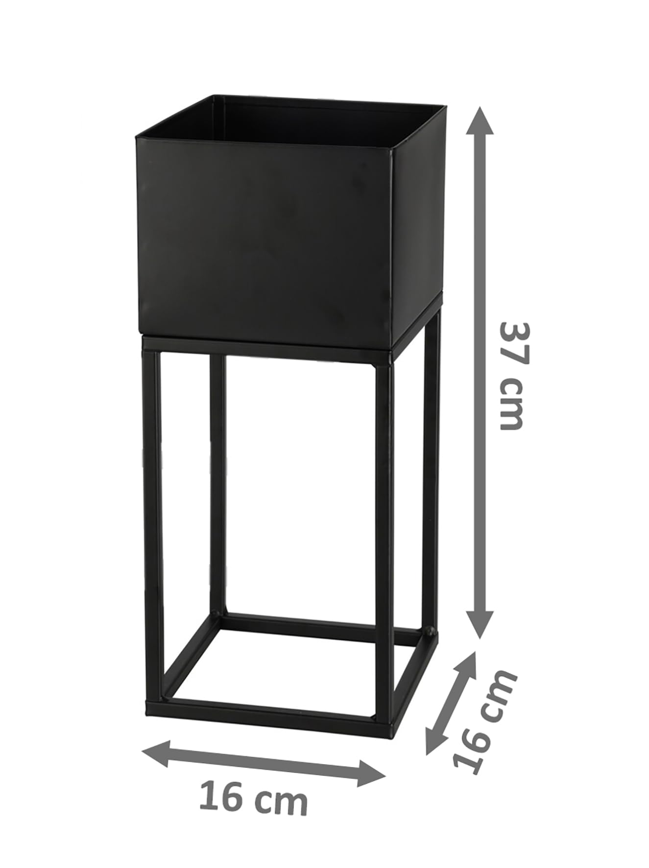 Spetebo Étagère à Fleurs Métal Noir Pliable - 3 étages, 75x35 Cm - Support Pour Plantes D'intérieur/extérieur