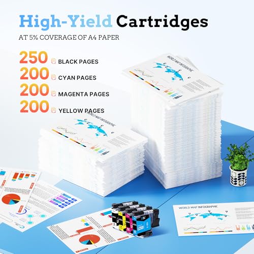 Image of LC501 Ink Cartridge LC501 XL MFC-J1360DW Ink Cartridge LC 501 Series Ink