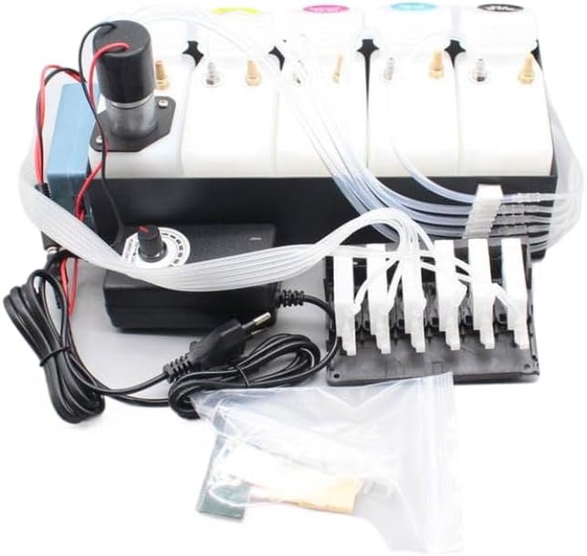 DTF CISS System with Printhead Adaptor Manifold Damper White Ink Tank Stirrer Mixer Timer Control Compatible with XP 15000