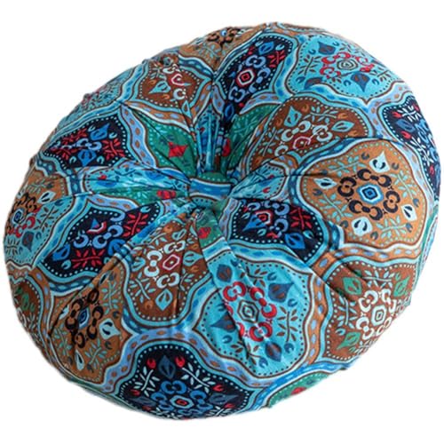 Coussin de méditation rond élastique doux pour tatami et assise de canapé