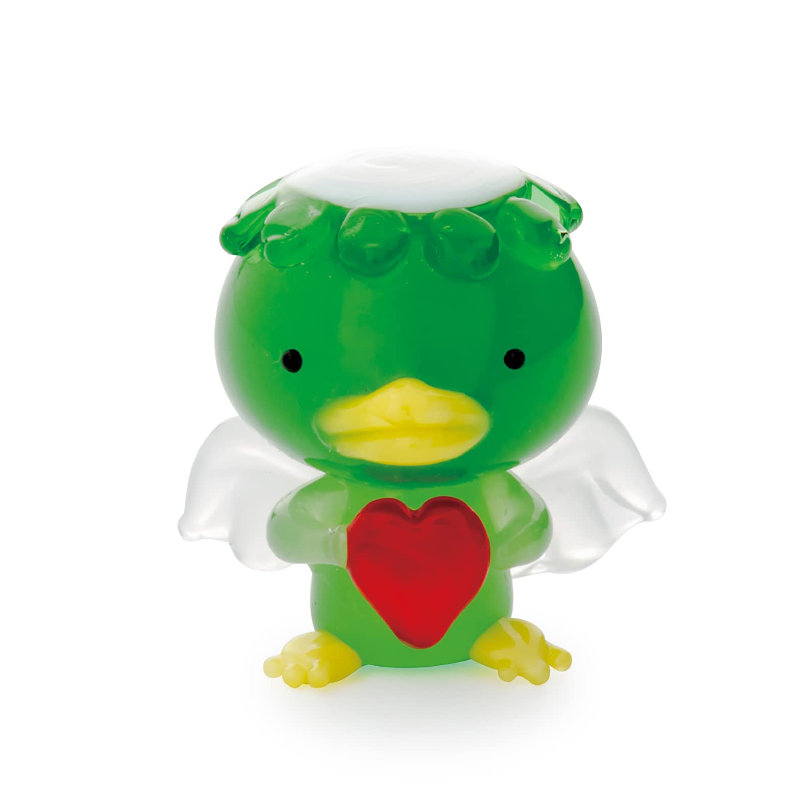 ガラス細工のエンジェル ガラス細工｜天使｜ハートエンゼルLEDL｜フォーカートグラスワークス