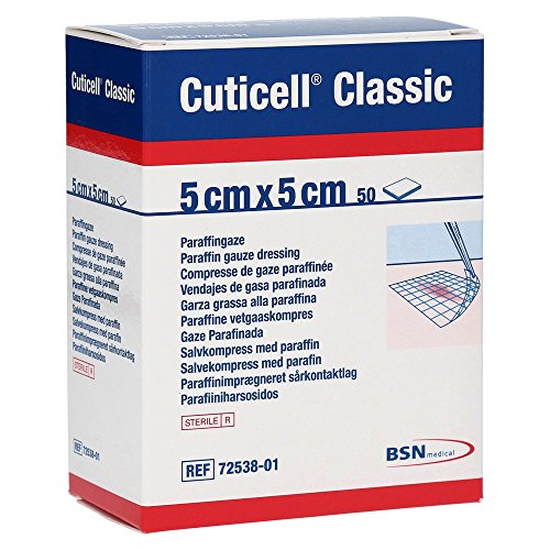 CUTICELL Classic Wundgaze 5x5cm, 50 St