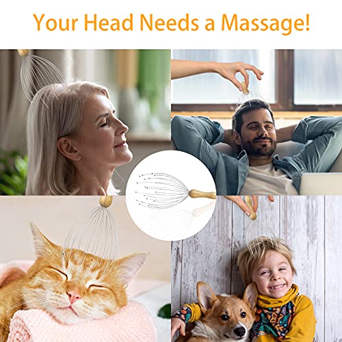 Kopfmassagegerät von HOMMAND für entspannende Kopfhautmassagen