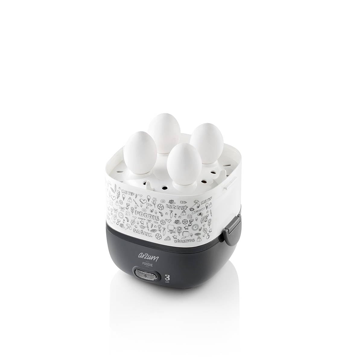 Arzum AR1073 Conjunto de Fiambrera y bidón Reutilizable 1650 L Acero Inoxidable Blanco