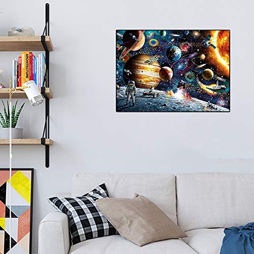 BEIWO Puzzle for Adults 1000 Pieces, Jigsaw Puzzles-Planets in Space Puzzle for Kids Teens, Large Puzzle 70cm x 50cm (27.56\" x 19.69\" inch)