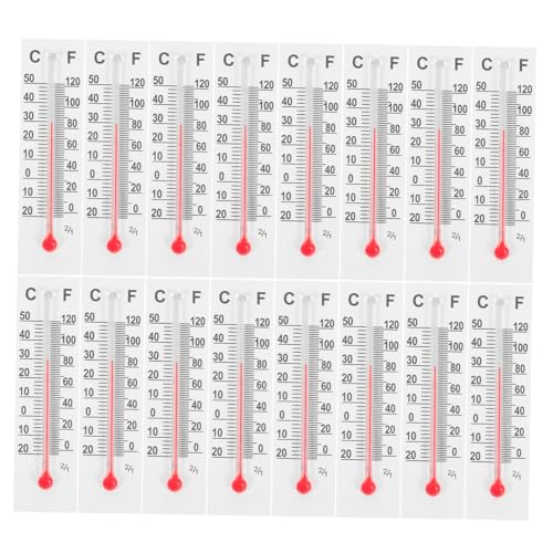 Abaodam 30pcs Miniature Thermometers Small Temperature Gauge for Home and Office Decor Compact Design for Easy Monitoring of Indoor Temperature Changes
