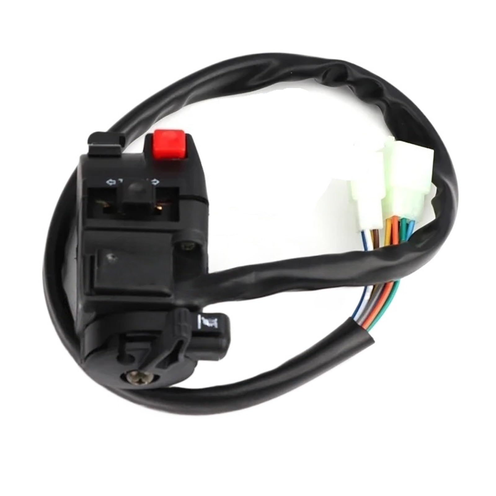 Interruttore pulsante manubrio moto Per 50cc 70cc 90cc 110cc 125cc 150cc | Interruttore di avvio fascio Hi-Lo Kill Light a 3/4/5 funzioni(5-Function-K)