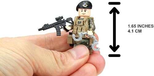 Miniatura 3 de Battle Brick Minifigura personalizada de las Fuerzas Aéreas coleccionables de la Fuerza Aérea