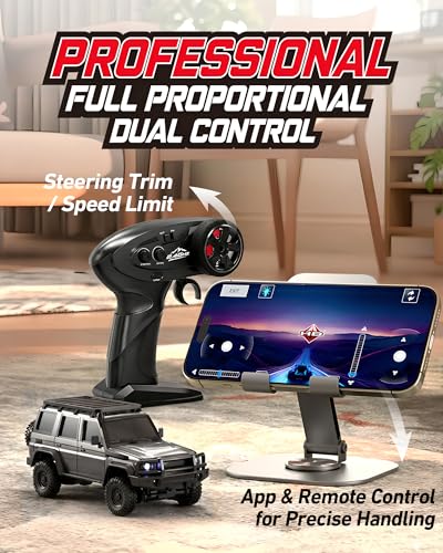 Image of ARRIS 1 /43 Desktop RC Crawler 4WD with Full Proportional Control