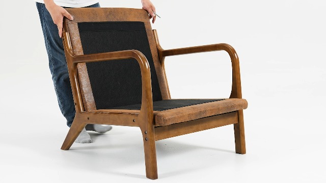 Sillón Plegable Confort Marrón miniatura 7