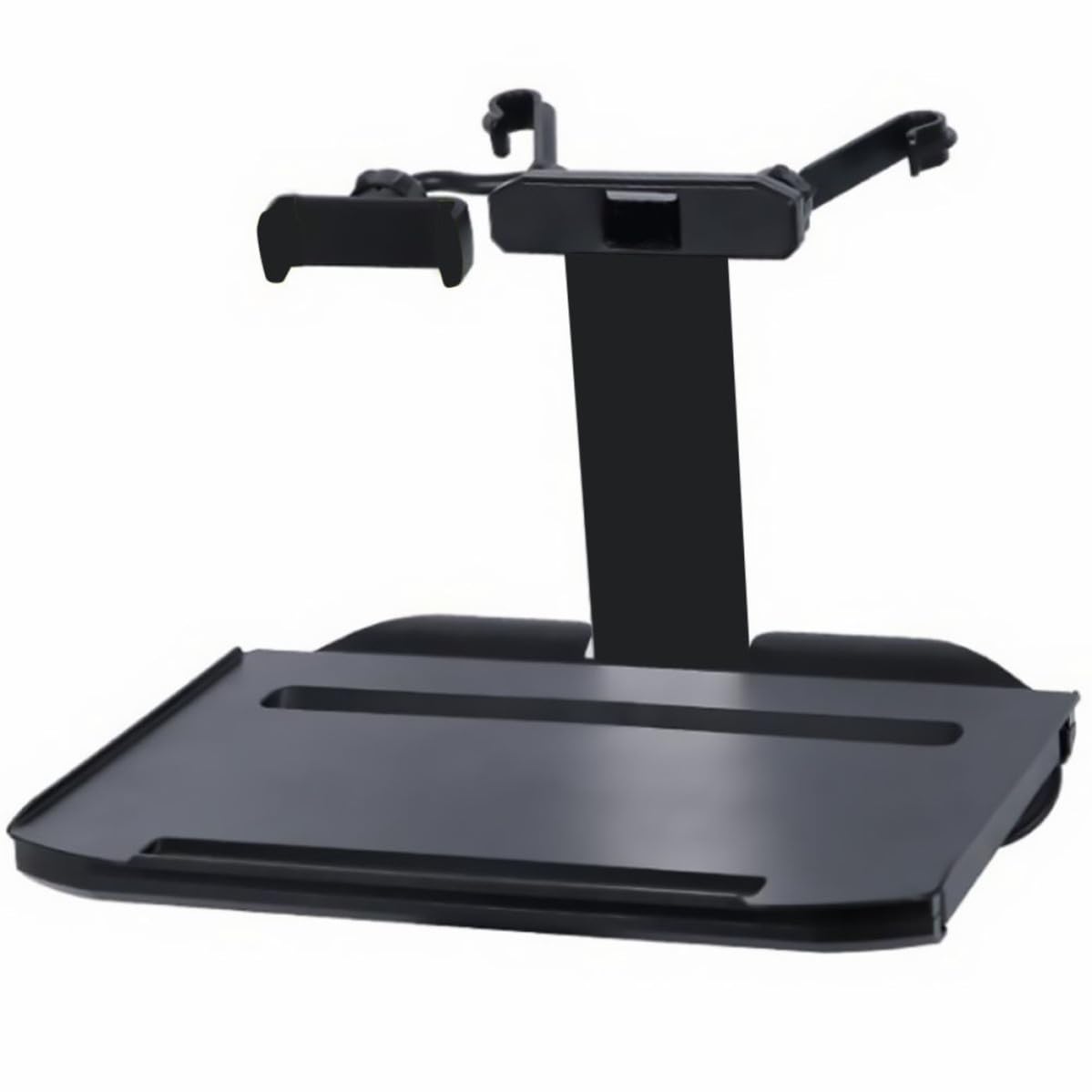 Didiseaon Tavolo da Auto Richiudibile per Schienale Sedile, Nero ABS
