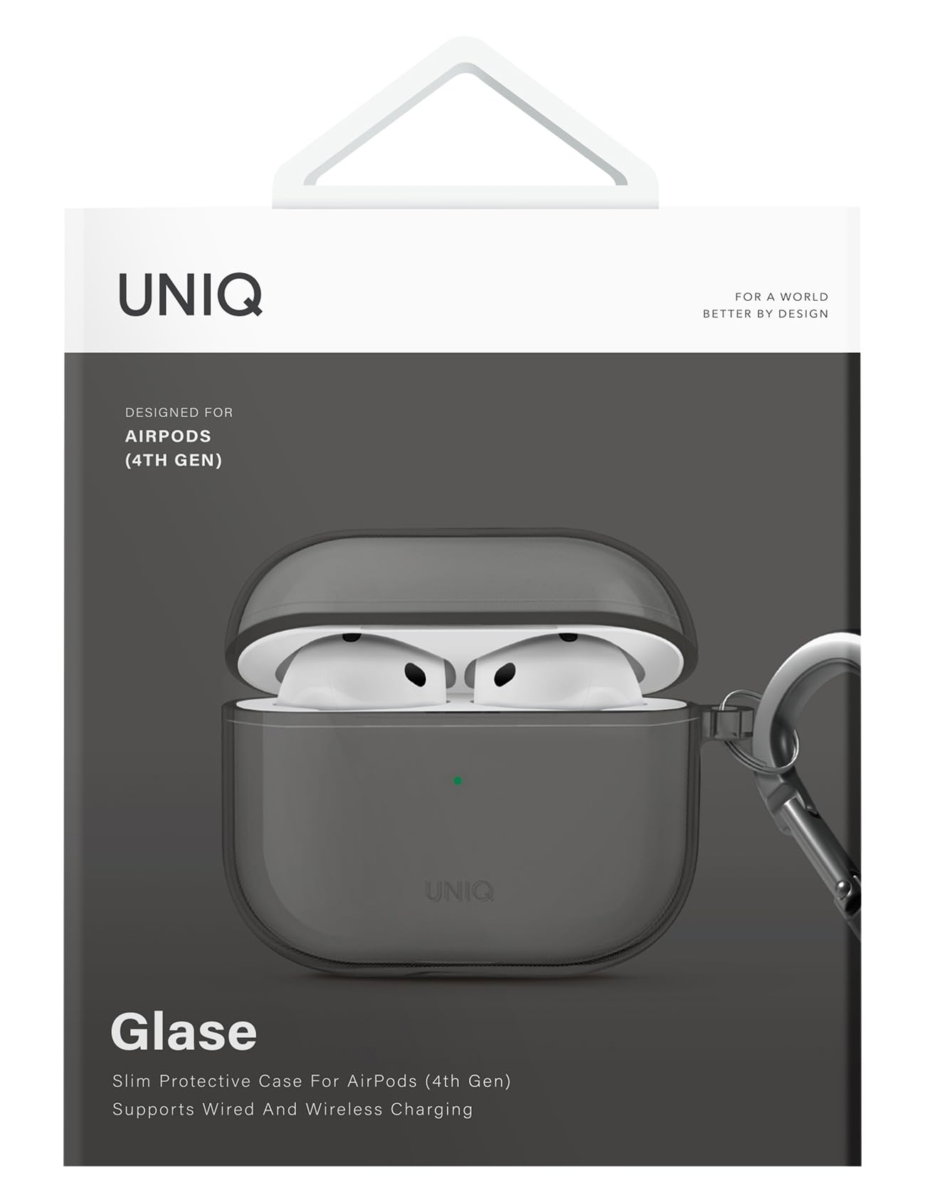 Amazon | 【UNIQ】 AirPods 4 対応 クリアケース ワイヤレス充電対応