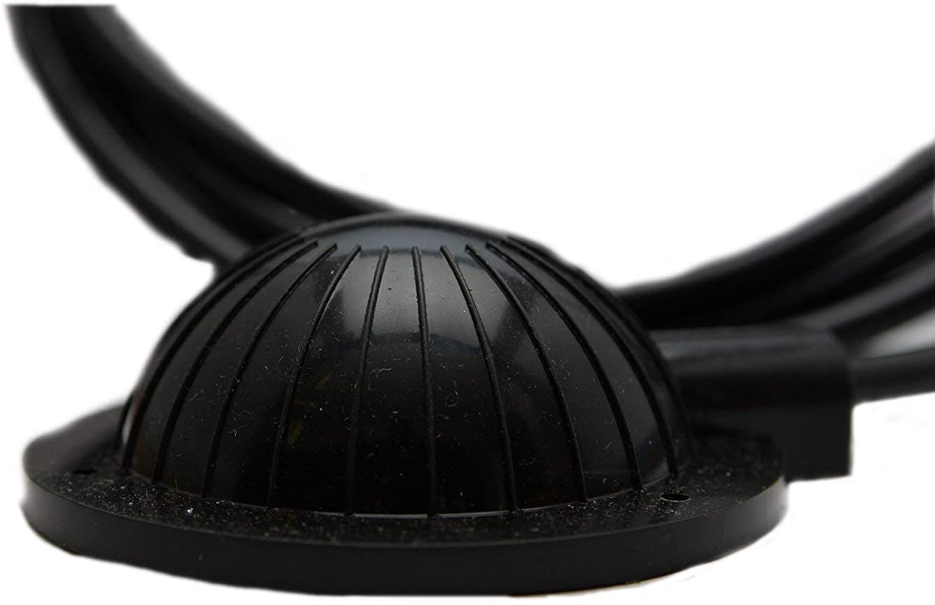 Air Foot Switch PBM-01/F800BA, Black Soft Foot Pedal, 10ft of tubing, Momentary (Press on, Release Off) Action, Air Switch, Made in The USA