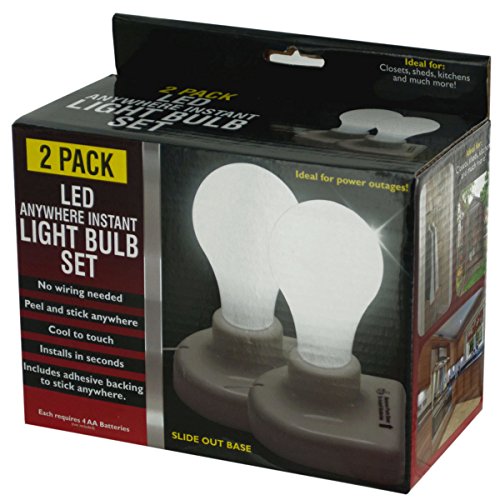 StealStreet SS-KI-OL966 LED Anywhere Instant Light Bulb Set