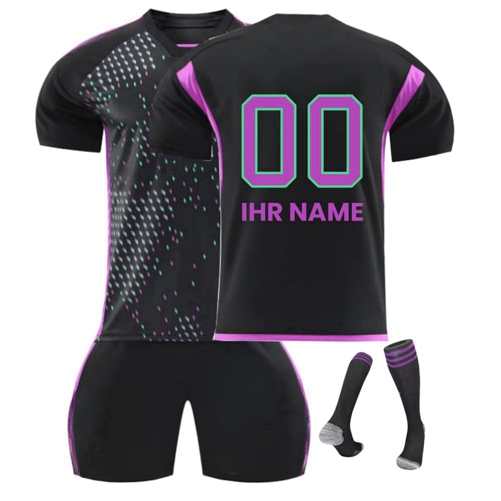 Produktbild von Generisch Milan 24/25/26 Personalisiert Fußball Trikot Mit