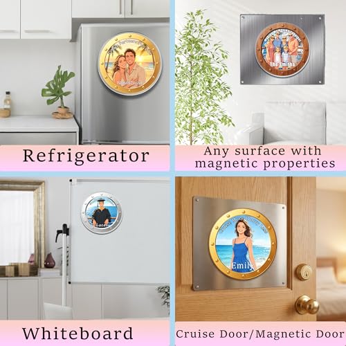 Imán Decorativo Personalizado para Puerta de Crucero Anime miniatura 4