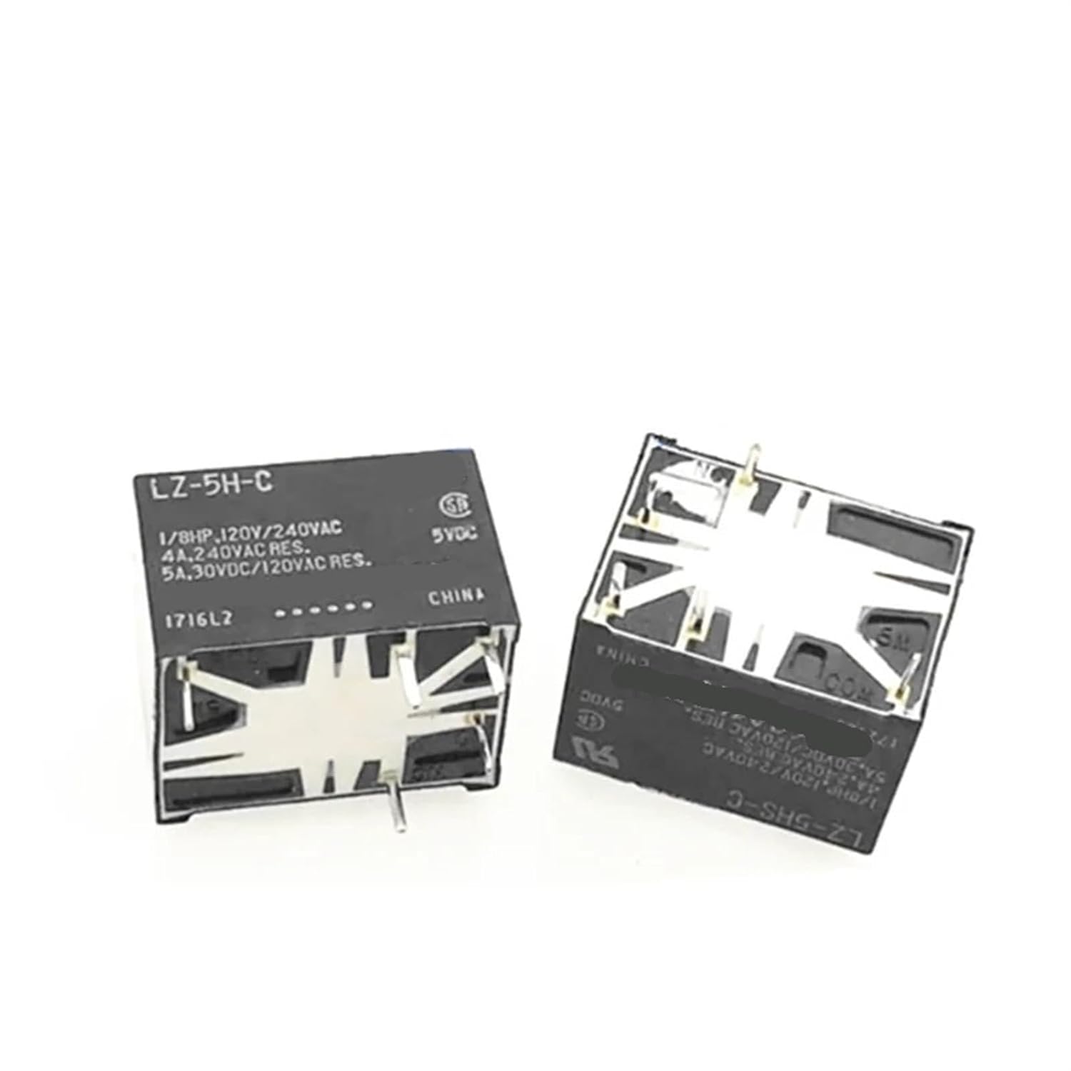 LZ-5H-C LZ 5H C LZ5HC LZ-5H-K LZ 5H K LZ5HK 5V Relay 5VDC DC5V 5V 5A 5PIN 1Pcs(LZ-5H-K)