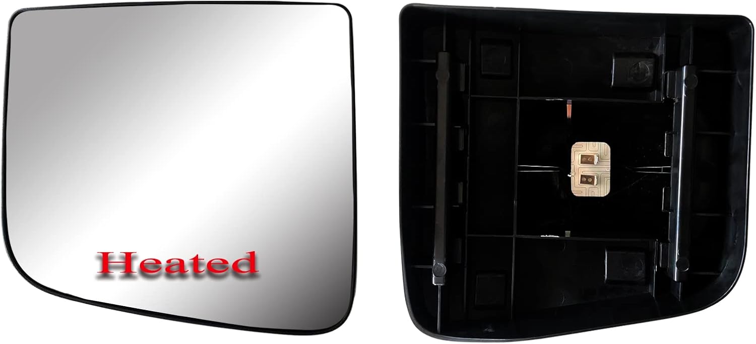 Replacement Door Side Driver Left Side Lower Convex Mirror Glass Heated With Back Plate Fit Peterbilt 576 579 587