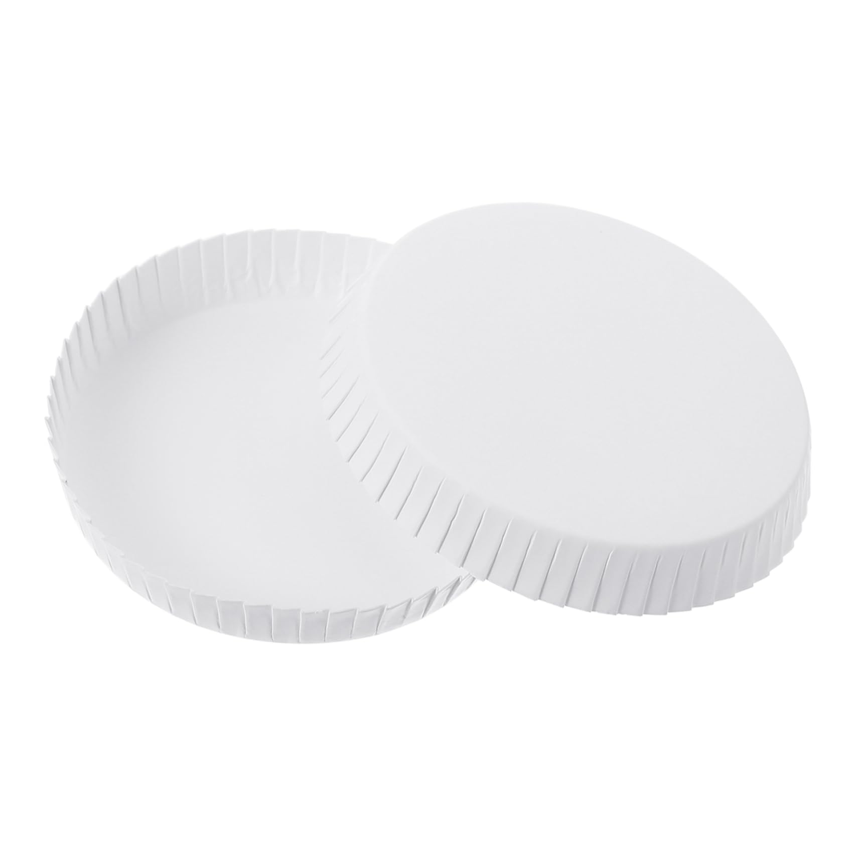 MOLUCKFU Drinking Cup Lids 100 Pack Paper Cup Covers Hotel Ktv Single-use Easy to Store Practical for Daily Use