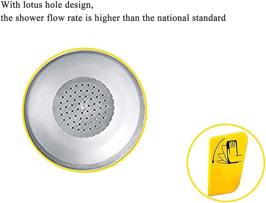 Combination Emergency Eyewash Shower Station, Stainless Steel Station Washer for Washing Showering Equipment Rescue Supply with Abs Basin