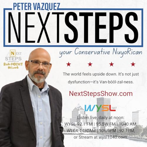 Next Steps Show Podcast Por Peter Vazquez arte de portada