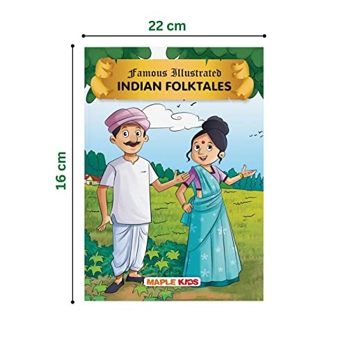 Image of Regional Folktales from India (Illustrated) - Stories from India - Story Book for Kids - Bedtime Stories - Children Story Book - Book for Kids 6+ ... Famous Illustrated (Famous Illustrated Tales)