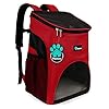 Red Dog Carrier Backpack for Outdoor Use