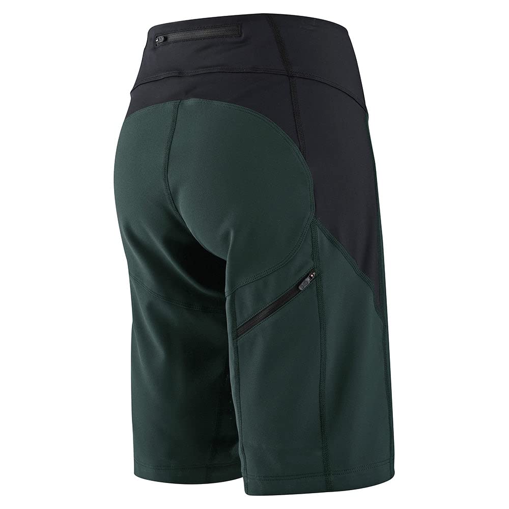 Troy Lee Designs Cycling Mountain Bike Trail Biking MTB Bicycle Shorts for Women, Luxe Short NO Liner (SM, Steel Green)