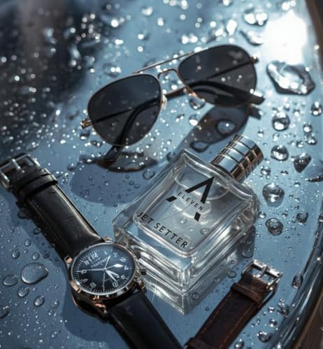 Image of A ELEVEN Jet Setter Eau De Parfum for Unisex Fruity Woody Vanilla Fragrance Long Lasting Upto 8 Hours 25% Perfume Oil Concentration Premium Winter Signature Scent 50ML