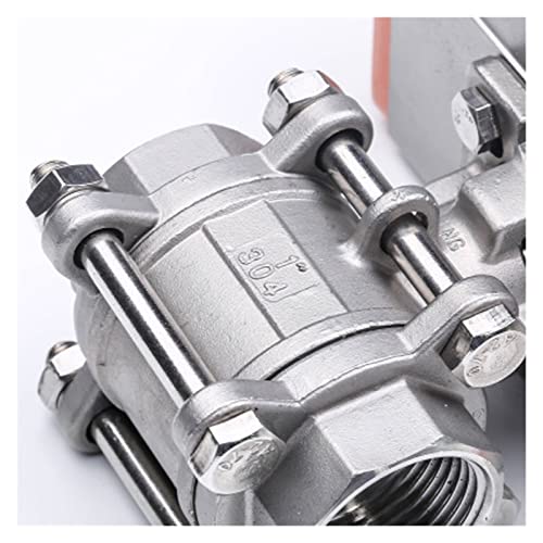 Vanne à bille pneumatique DN32 anti corrosion en acier inoxydable 304 - 6